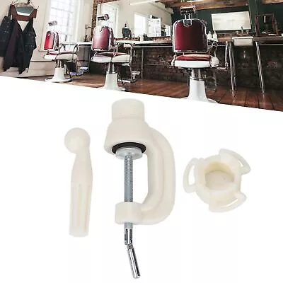 Mannequin Head Stand Height Adjustable 90 Degree Rotation Wig Head Clamp Hol BOO • $12.10