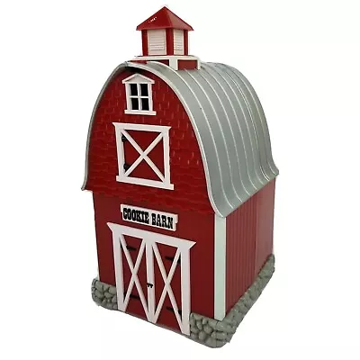 The Original Red Barn Cookie Jar Green Acres Theme Song Music Box 2000 Tested  • $49.77