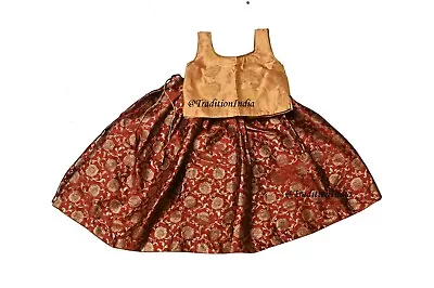 $49.49 • Buy Small Girl Lehenga Choli , Stitched Girl Lehenga Choli, Indian Festive Wear