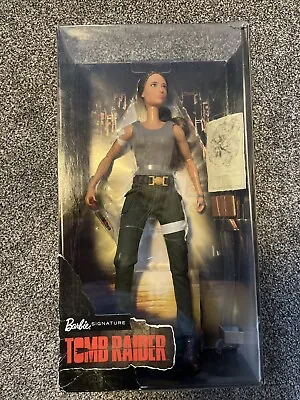 Barbie #FJH53 Tomb Raider Deluxe Doll - Lara Croft BNIB • £58