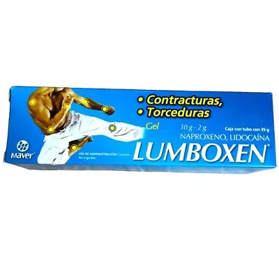 Tube Lumboxen Made In Mexico Muscle Back Inflammation Sport Pain Gel Cream 35g • $19.99