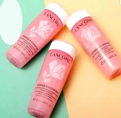 3x Lancom Comforting Facial Toner 150ml (3×50ml)Travel Size Bundle • £15.99