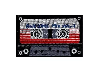 Awesome Mix Tape Cassette Retro 80's 70's Embroidered IRON ON Patch  • $6.99