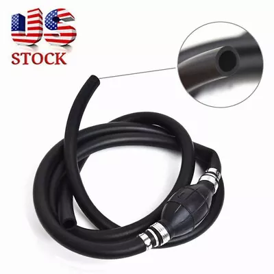 3/8  Marine Outboard Boat Motor Fuel/Gas Hose Line Assembly With Primer Bulb USA • $14.23