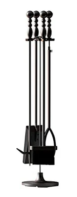 $45.80 • Buy Fireplace Tools Set 30.7  5 Pcs Heavy Duty Wrought Iron Fire Place Accessories S