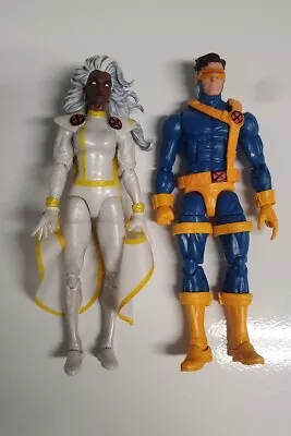 Marvel Legends Cyclops & Storm X-Men Jim Lee Retro/Warlock Wave 6  Loose • $16.50