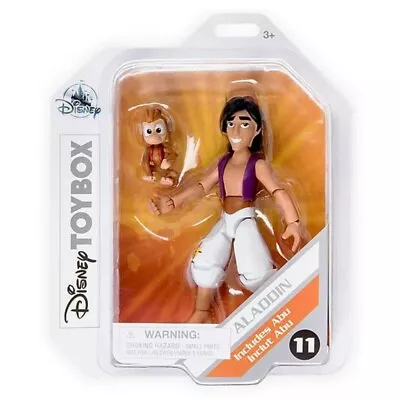 Disney Store Toy Box 5  Action Figure - ALADDIN & ABU Disney Classics • £9.99