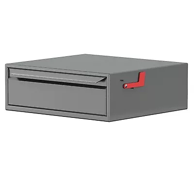 IMIRROR Post Mailbox Stainless Steel Durable Waterproof Gray Mail Box-L Size • $599