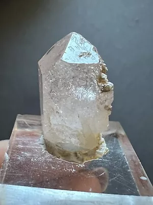 Beryl Var. Morganite Crystal With Albite Coronel Murta Minas Gerais Brazil • $60