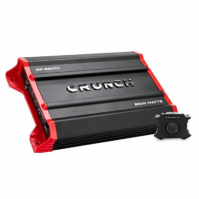 Crunch GP-2500.1 Ground Pounder 2500 Watt Mono Amplifier Car Audio Amp • $84.95