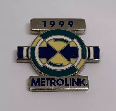 Metrolink Los Angeles Train 1992-2010 Logo 1999 Lapel Pin (152) • $17.99