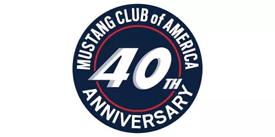 Decal - Mustang Club Of America 40th Anniversary • $8