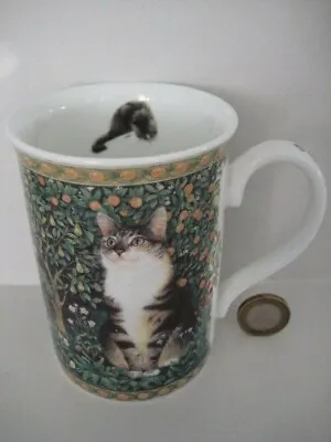 Lesley Anne Ivory Lesley's Cats Kitten English China Tea Coffee Mug Danbury Mint • £14.99