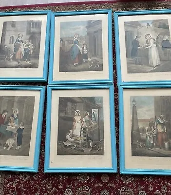 £700 • Buy Set Of 12 Victorian Cries Of London Prints Original Frame Antique Art Very Rare