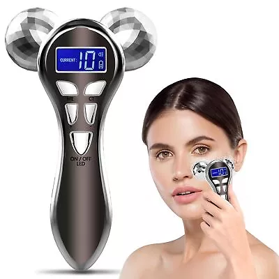 Microcurrent Face Device 4D Microcurrent Facial Massager Roller Face Tools ... • $46.43