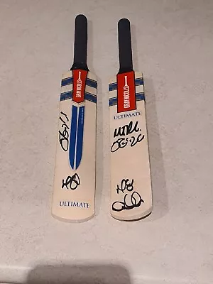 $15 • Buy  Gray Nicolls Ulitmate Mini Cricket Bat Lot ( Both Signed) 