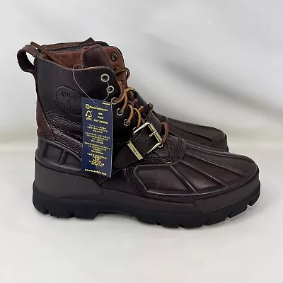 Polo Ralph Lauren Oslo High Boots Brown Men’s Size 10.5 D • $89.99