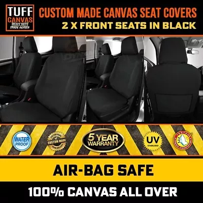 Tuff HD TRADE FRONT Canvas Seat Covers For Ford Ranger PX PX2 PX3 XLT 11-22 BL • $169