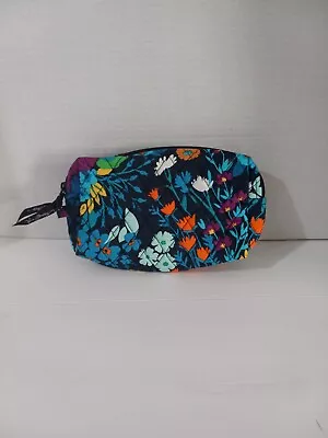 VERA BRADLEY Zip Midnight Blues Travel  Cosmetic Makeup Bag • $11.99