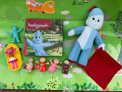 In The Night Garden Figures And Book Bundle With Plush Iggle Piggle • £19.99