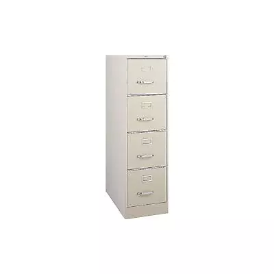 Staples Commercial 4 File Drawer Vertical File Cabinet Locking Putty/Beige • $237.43