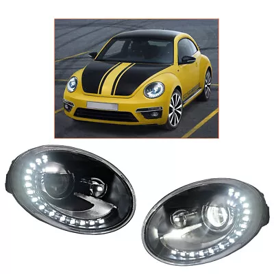 Headlight Assembly For VW Beetle 2013-2019 LED Projector LED DRL Replace Factory • $520.20