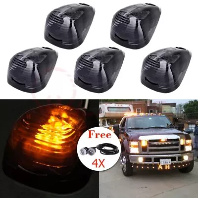5x Waterproof Assembly Amber Cab Marker Roof Lights For 99-18 Ford + Fog Lights • $29.99
