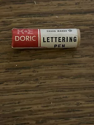 Vintage K&E Doric Lettering Pen 8910E New Old Stock USA • $8
