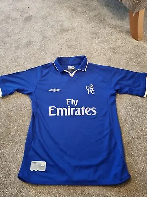 £29.99 • Buy (L) Chelsea Umbro Home Football Shirt Jersey 2001 2003 Boys Size 27/28” 69/71 
