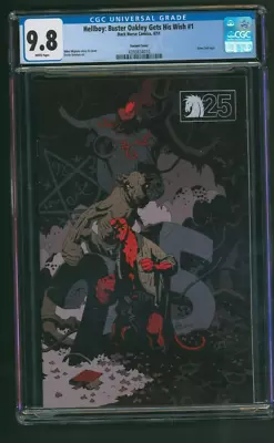 Hellboy Buster Oakley Gets His Wish #1 25th Anniversary Mignola Variant CGC 9.8 • $199.95