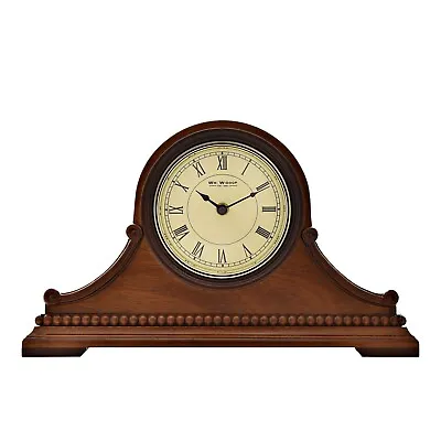 Widdop Satin Mahogany  Napoleon Mantel Clock W2645 40.5cm • £85.25