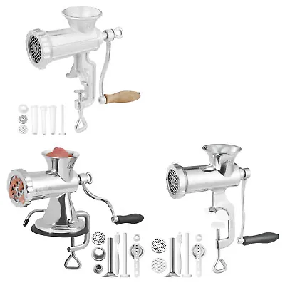 VEVOR Hand Manual Meat Grinder Mincer Sausage Maker Stainless Steel / Cast Iron  • $33.99