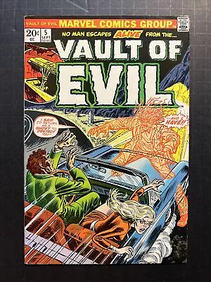 Vault Of Evil #5 (Sep 1973 Marvel) HIGH GRADE - BRONZE AGE CLASSIC HORROR COMIC • $35