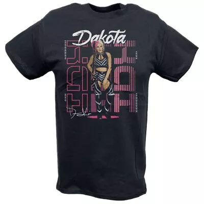 Dakota Kai Purple Pose Black T-shirt • $27.99