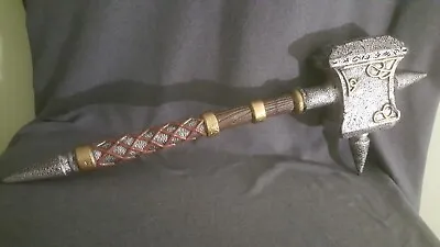 Medieval Style Weapon - Combined Spear And Battle Axe Hammer 36  • $27