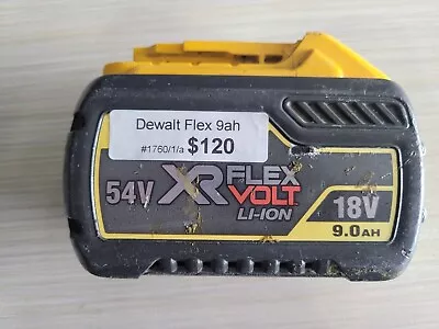 DeWALT 18/54V 9.0Ah XR FLEXVOLT BATTERY DCB547-XE • $120