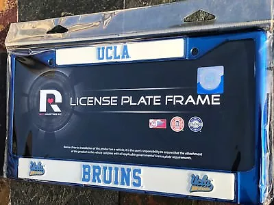 1 UCLA BRUINS Blue Metal License Plate Frame W Nice Raised 3D Graphics  • $23.99