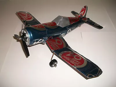 Aluminum Soda Can Handcaft Airplane/MILLER 64/CORSAIR • $50