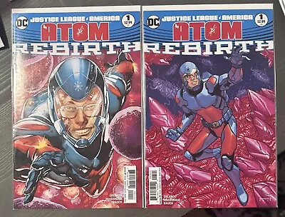 Justice League Of America: Atom Rebirth #1 - 2 Variant Covers  DC Comic 2017 C11 • £4.80