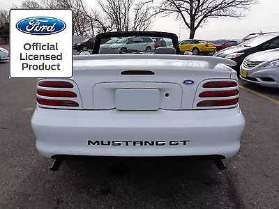 1994-1998 Ford Mustang Letters Rear Bumper Inserts Vinyl Decals Stickers Gt & V6 • $11.99