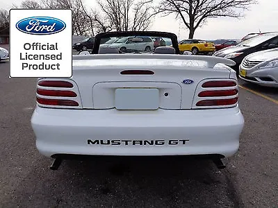 1995 Ford Mustang Letters Rear Bumper Inserts Vinyl Decals Stickers Gt & V6 • $11.99