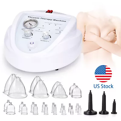 $115 • Buy Big Cups Vacuum Therapy Breast Enlargement Butt Lift Body Massage Beauty Machine