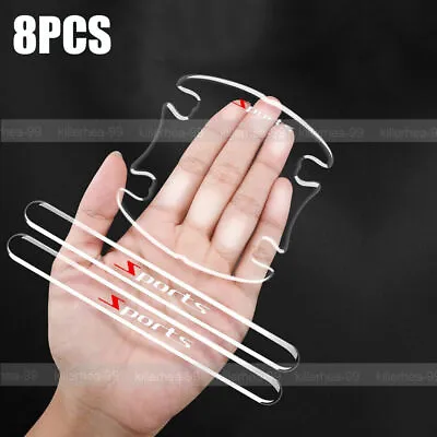 Car Door Handle Bowl Anti-Scratch Protector Guard Clear Stickers Accessories • $13.19