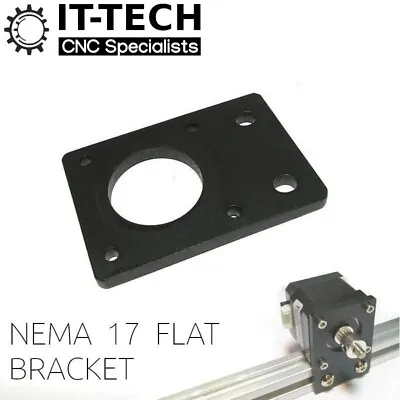 Nema 17 42mm Stepper Motor Mount Flat Bracket Alloy Plate CNC 3D Printer Part • £3.99