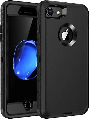 $11.99 • Buy Heavy Duty Case For IPhone 7 8 Plus Tough Shockproof Full Body Protective Cover