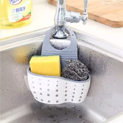 Kitchen Sink Drain Basket Storage Rack For Small Kitchenware & Dish Sponge USA • $7.49