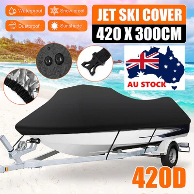 $55.09 • Buy Jet Ski Trailerable Cover For Yamaha For Kawasaki Wave Runner Black