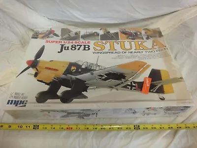 Rare! Vintage MPC 1/24 Scale Ju87B Stuka German Fighter Airplane Model Kit. New • $229.99