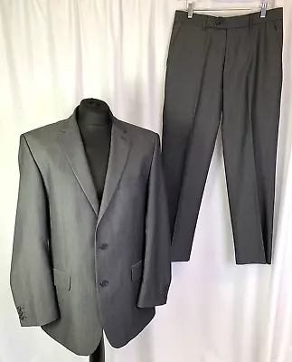 Karl Jackson Grey 2 Piece Suit Jacket 42 Trousers 32 Men's Medium C1495 • £13.85