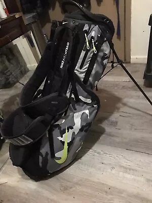 Nike Golf Air Sport Hybrid 2 Stand Bag Anthracite/Black/Volt • $119.99